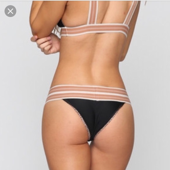 Acacia Olympia Hamptons bikini bottom medium black - Picture 2 of 8